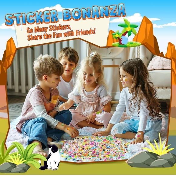 3200+ All Theme Puffy Stickers - Picture 4 of 7